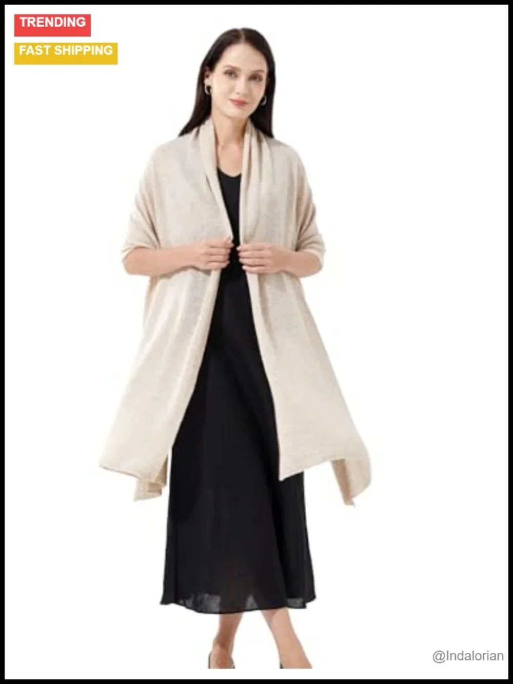 Luxury Cashmere Wool Blend Wrap Shawl Pashmina Scarf for Women Extra Large